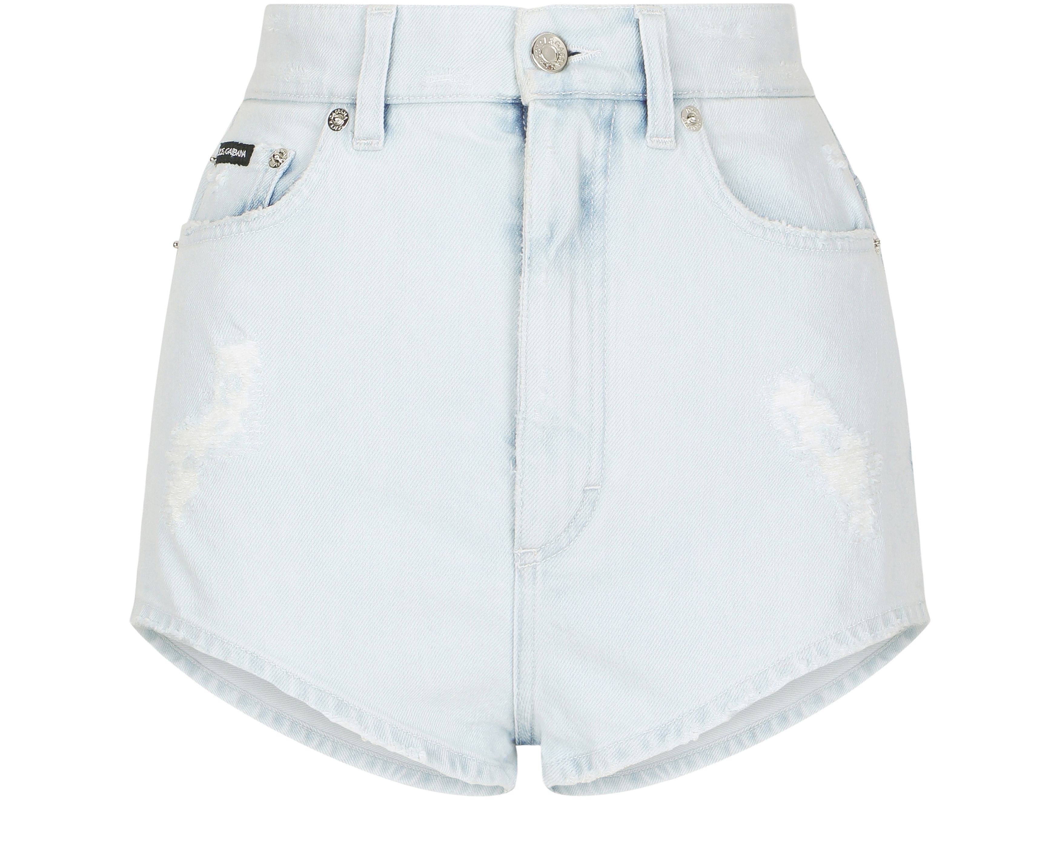 Dolce & Gabbana Light blue denim shorts