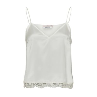 Alexander McQueen Thin shoulder straps top