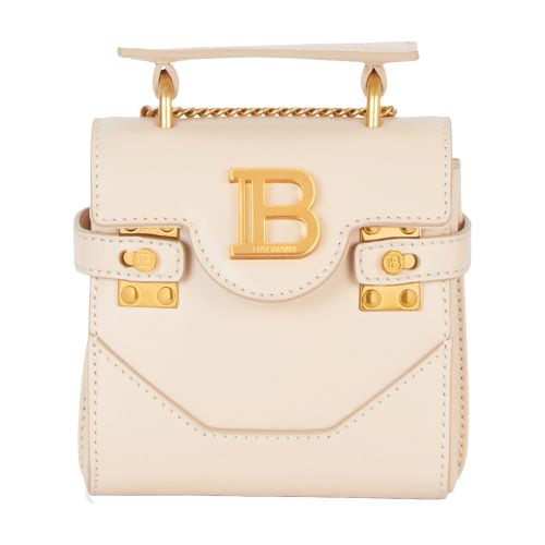 Balmain B-Buzz Leather Mini Bag