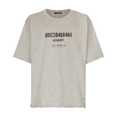 Dolce & Gabbana Interlock Cotton T-Shirt