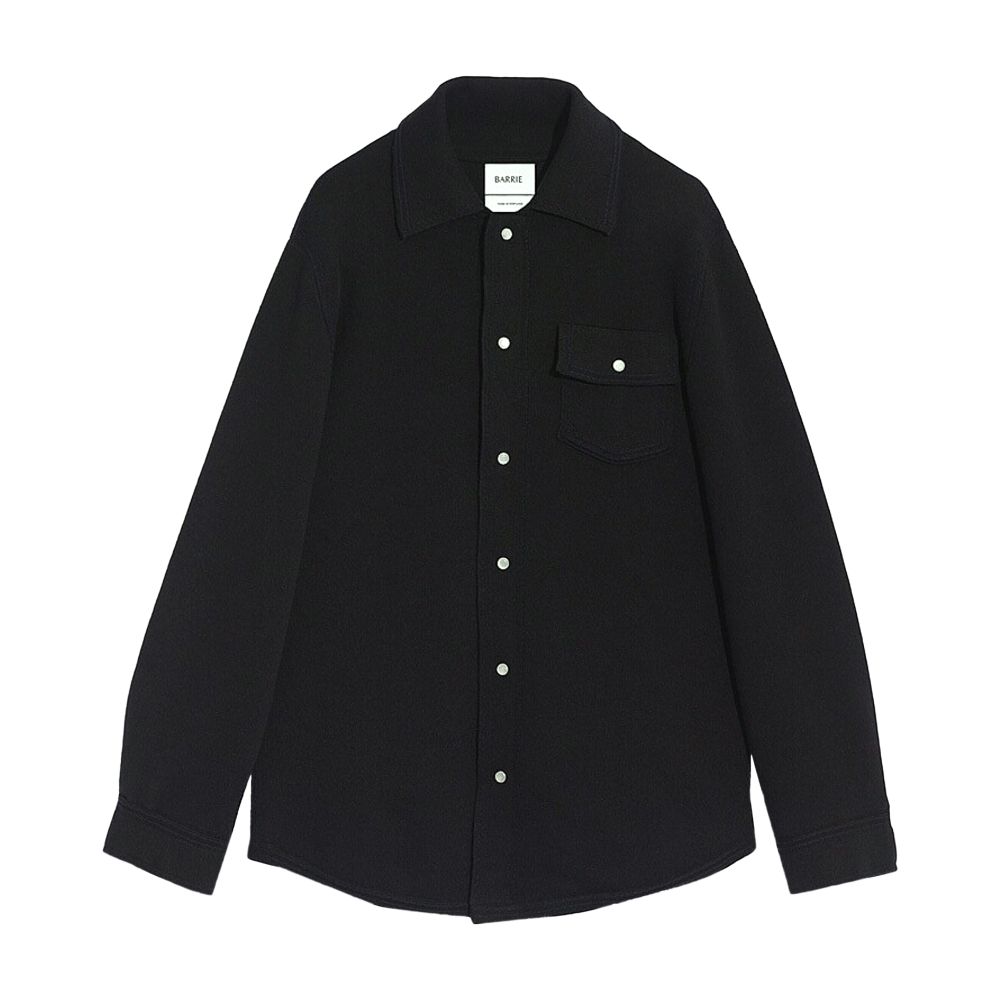 Barrie Cashmere and cotton overshirt