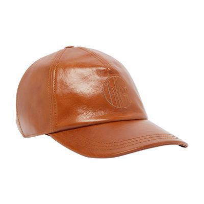 Chloé Swing glossy leather cap