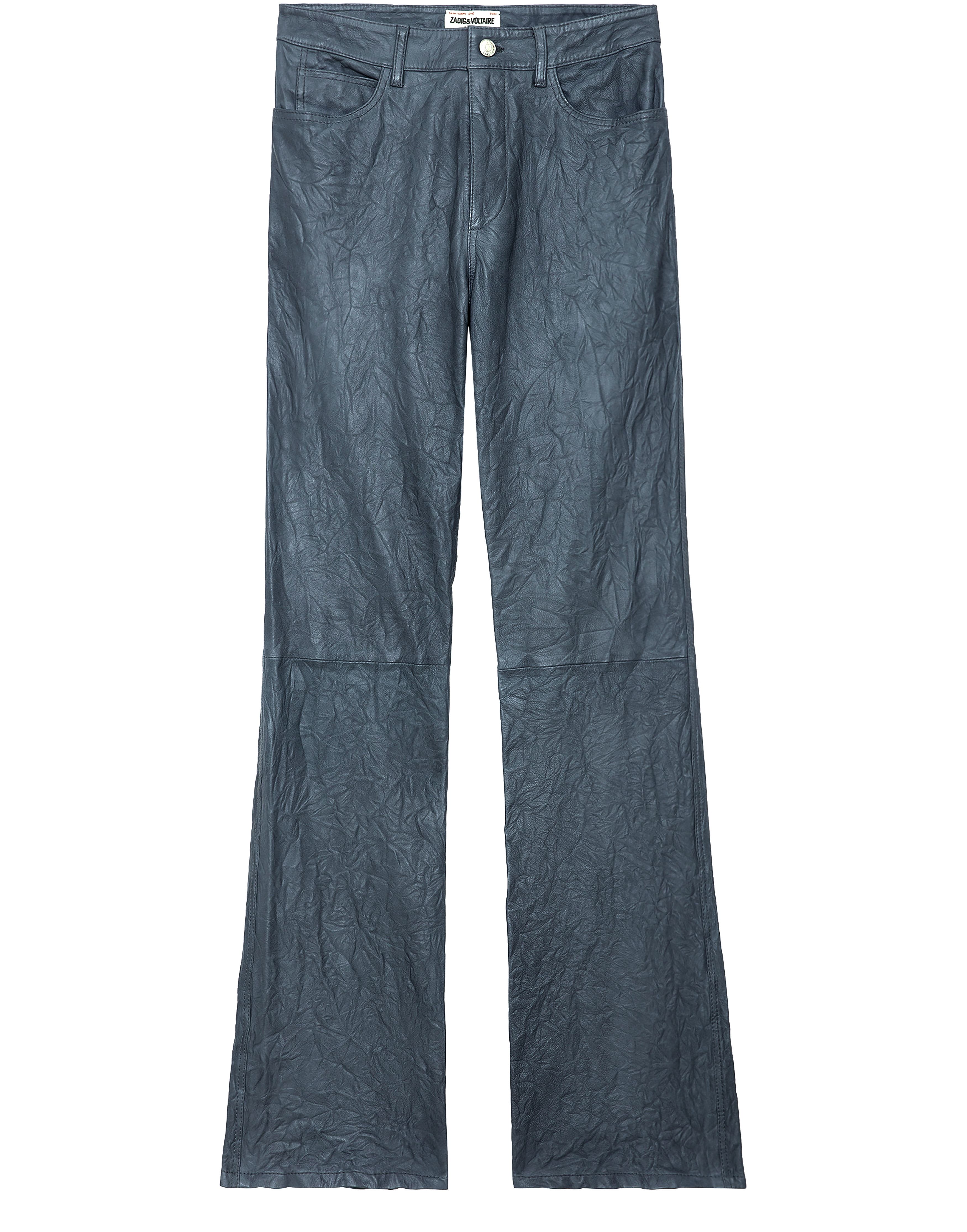 Zadig & Voltaire Pistol Crinkled Leather Trousers