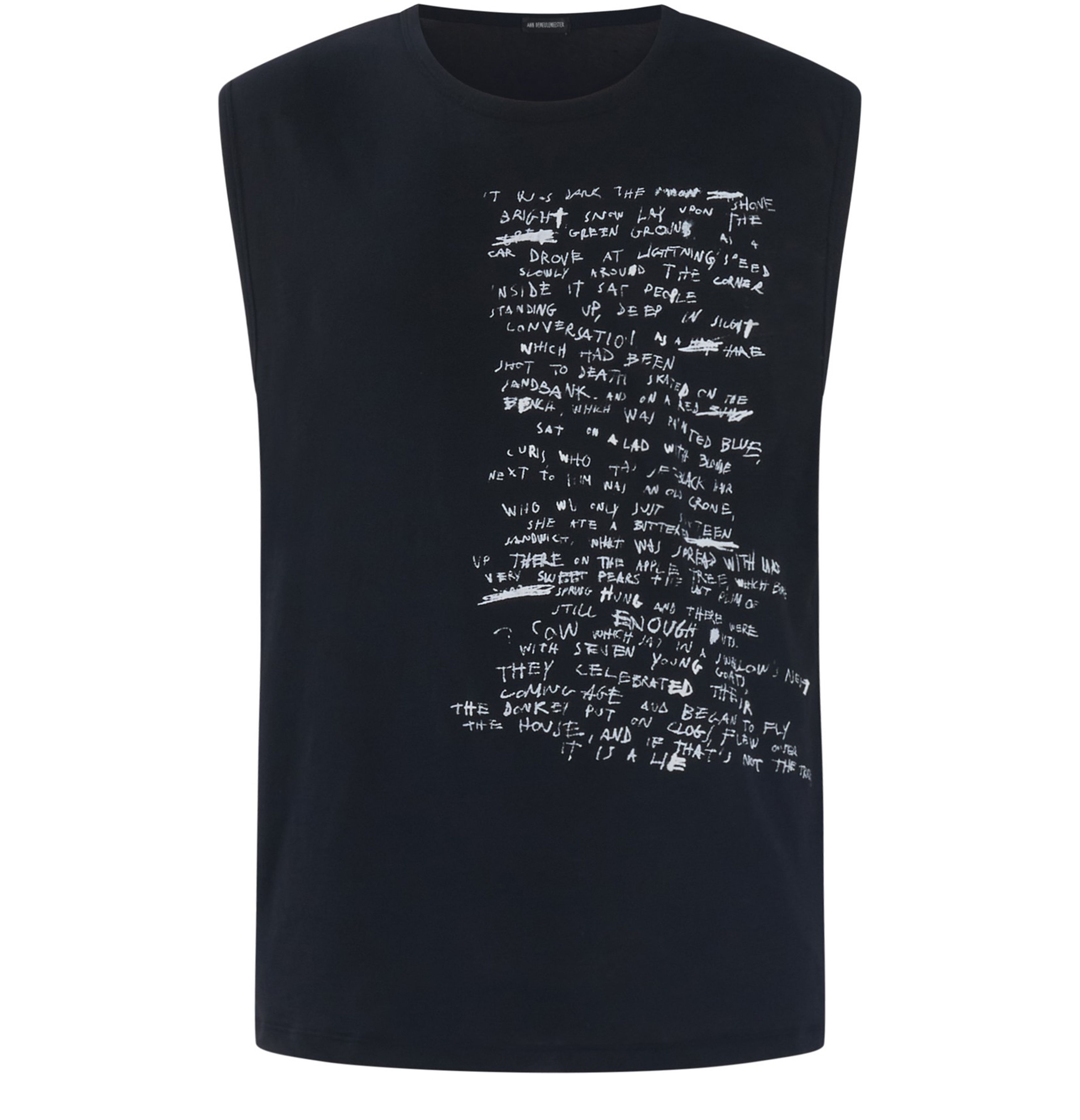 Ann Demeulemeester Wilfried High Comfort Sleeveless Tank