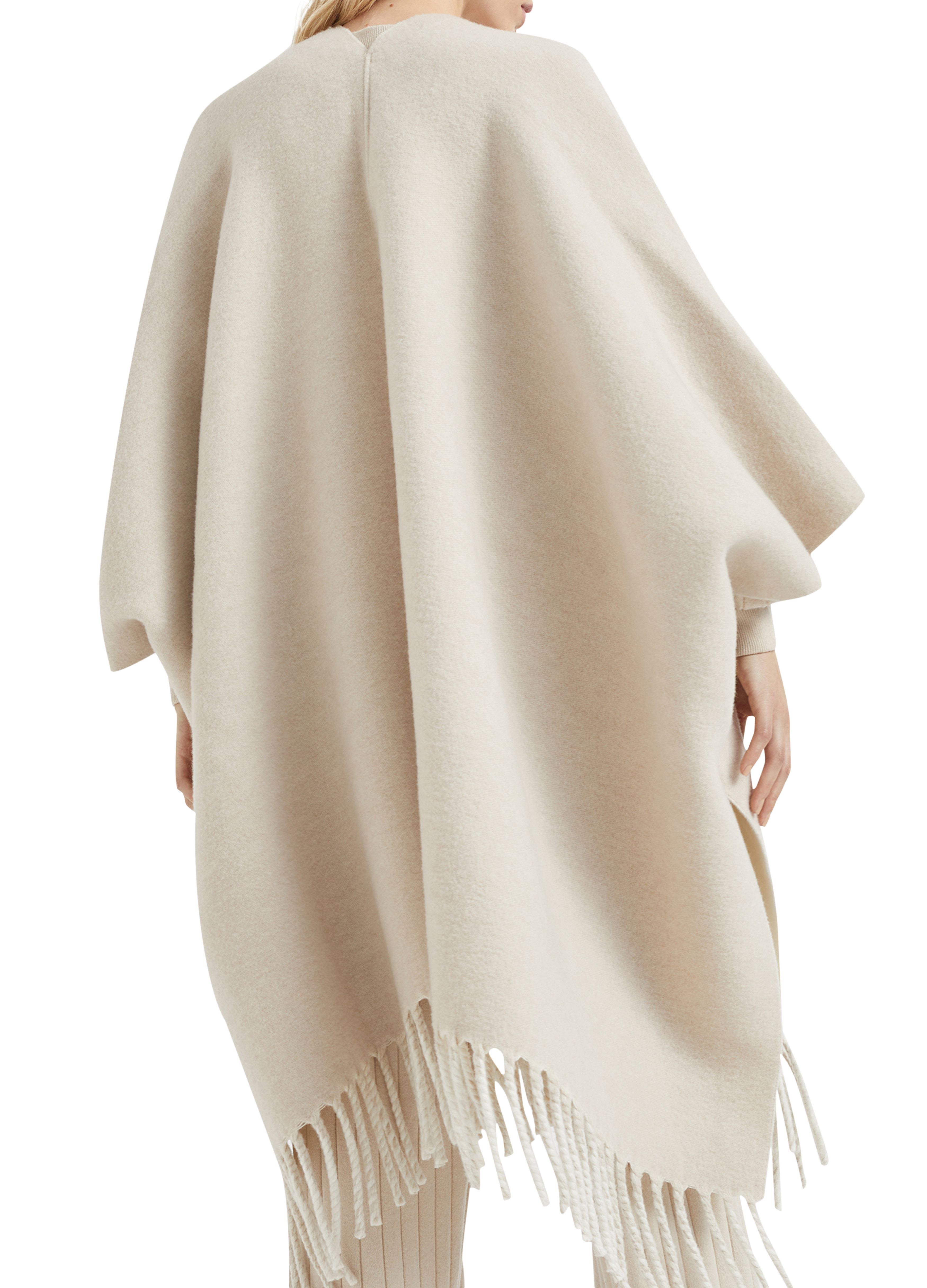 Brunello Cucinelli Double knit poncho