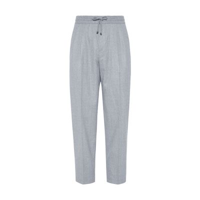 Brunello Cucinelli Virgin wool flannel trousers