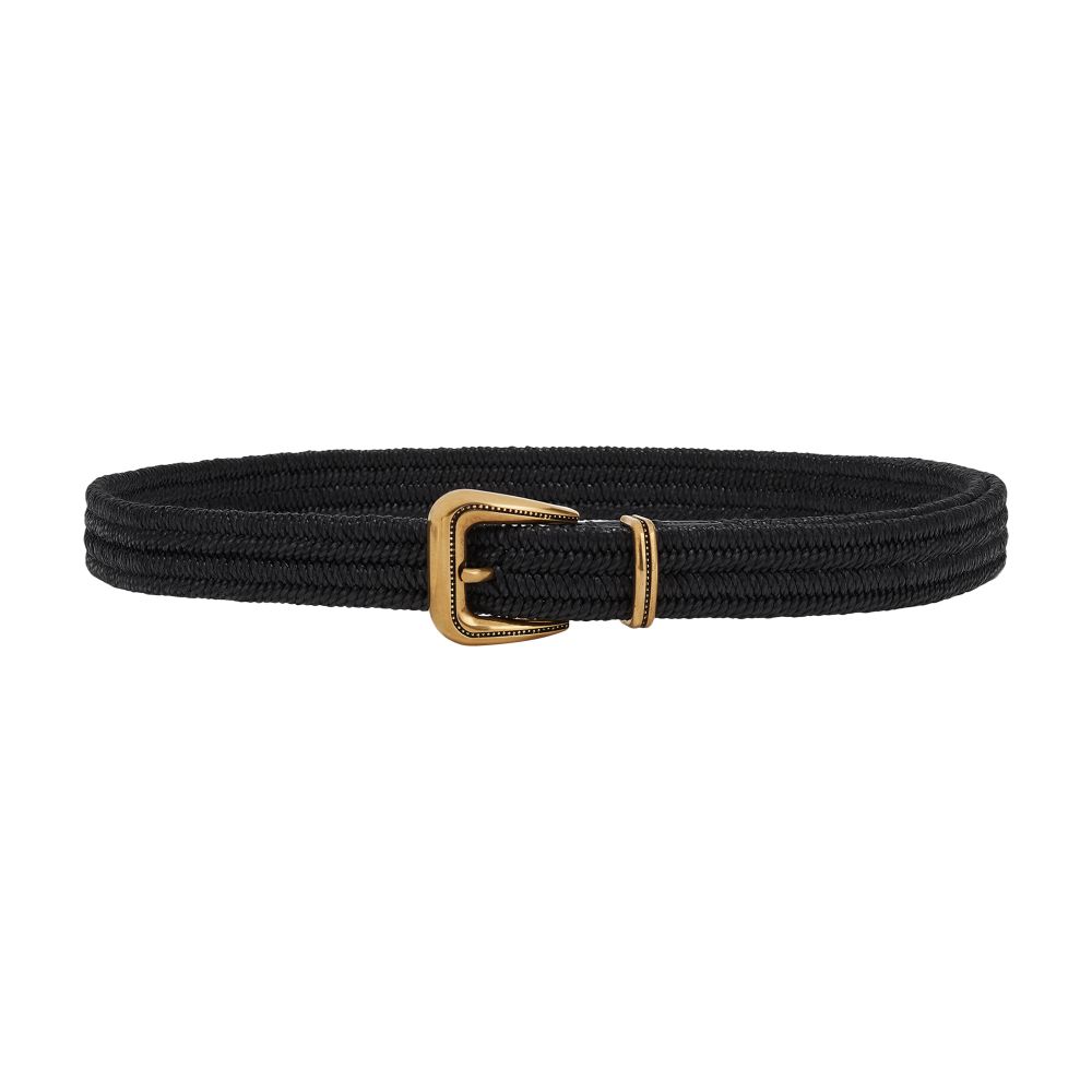 Brunello Cucinelli Braided linen belt