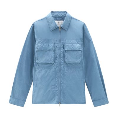 Woolrich Shirt jacket in crinkle nylon