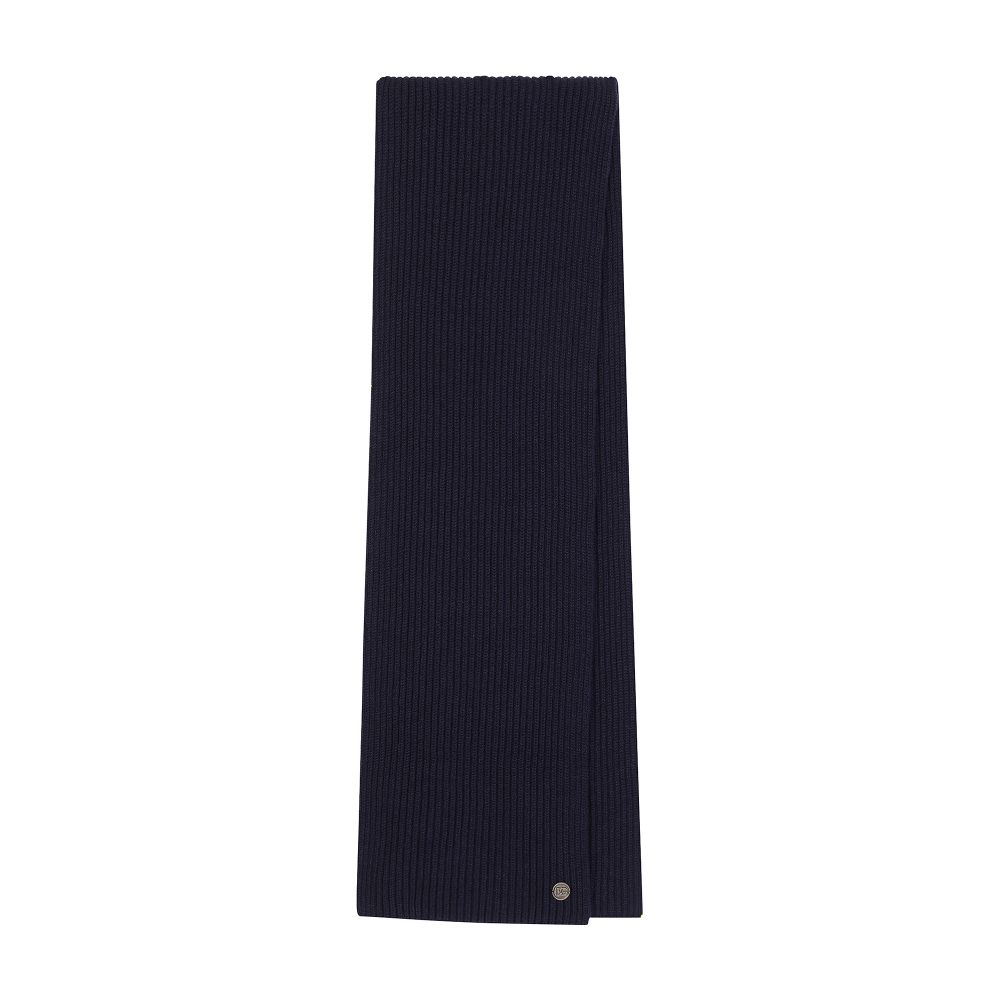 Dolce & Gabbana Knit cashmere scarf with DG patch