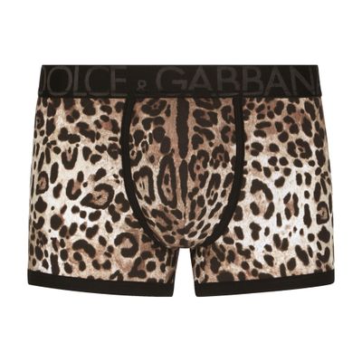 Dolce & Gabbana Leopard-print two-way stretch cotton boxers