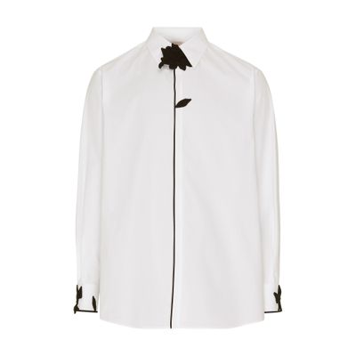 VALENTINO GARAVANI Long-sleeved embroidered shirt