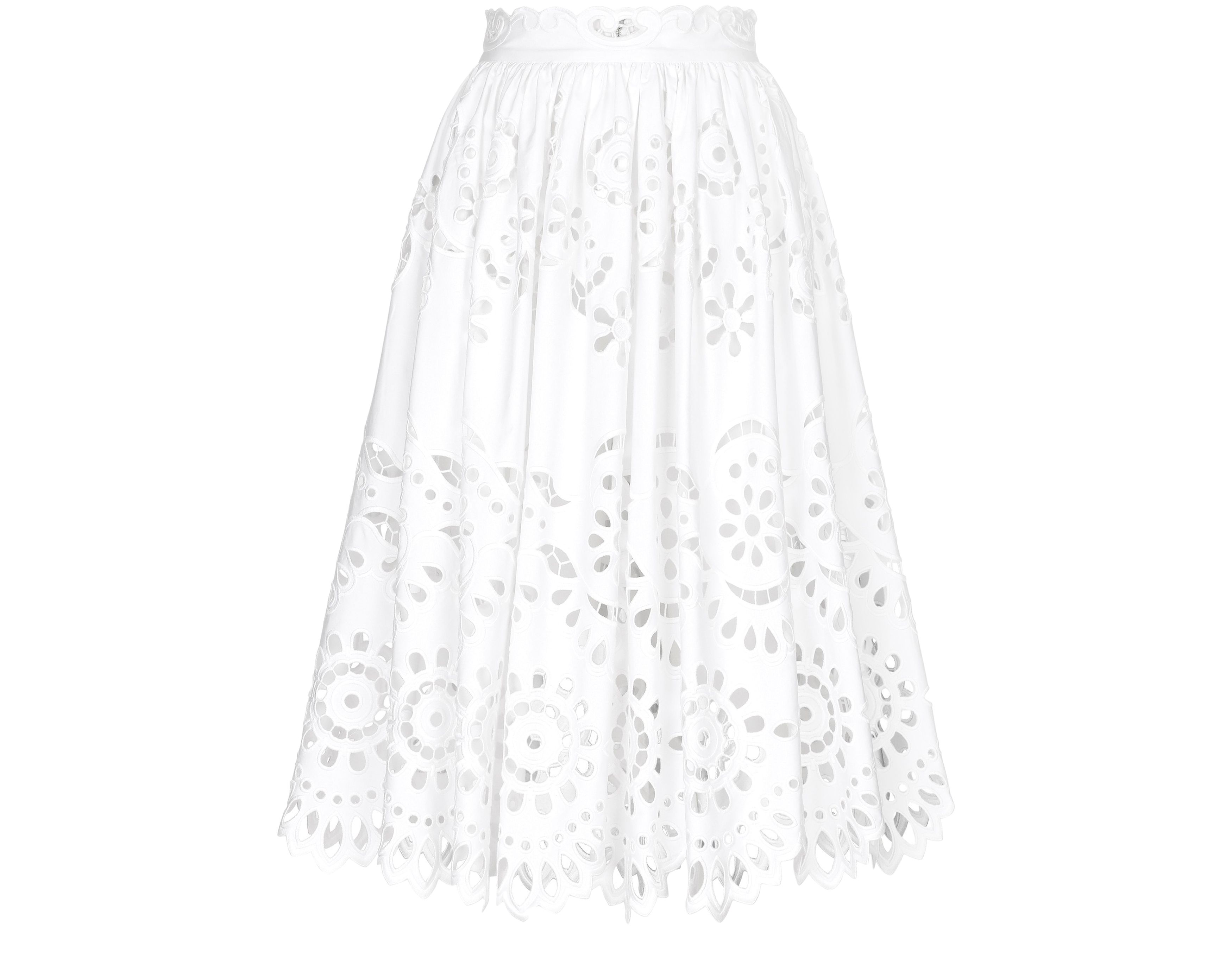 Dolce & Gabbana Midi circle skirt with cut-out