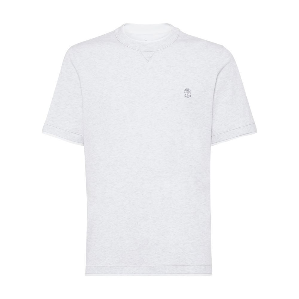 Brunello Cucinelli T-shirt with faux-layering