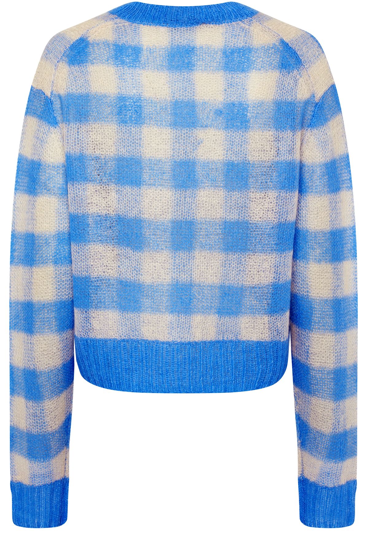 Acne Studios Kamba Vichy V neck jumper