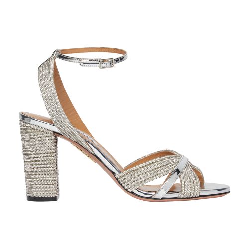 Aquazzura Very sundance crystal sandal 85