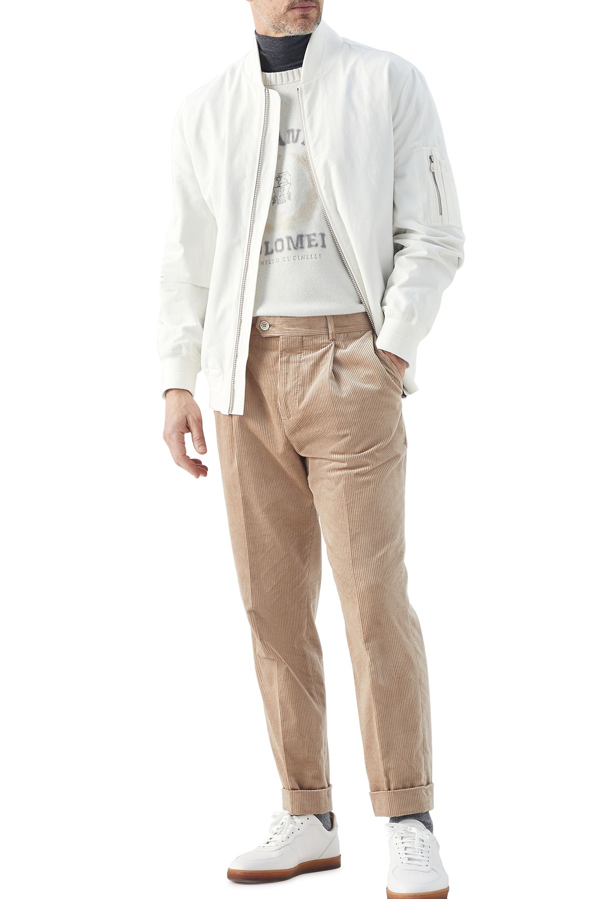 Brunello Cucinelli Waterproof bomber jacket