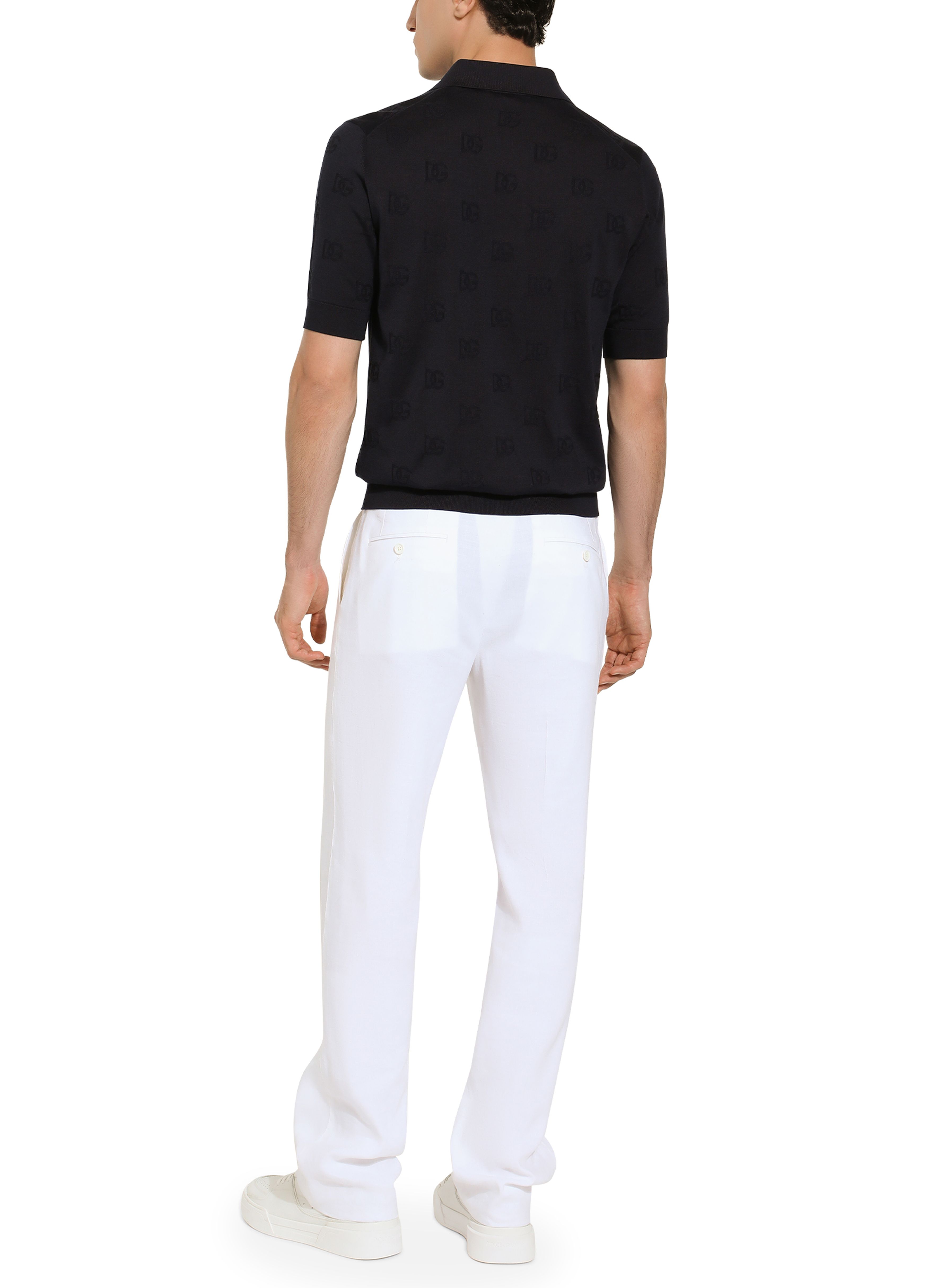 Dolce & Gabbana Silk polo-shirt