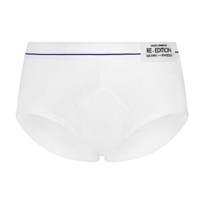 Dolce & Gabbana Fine-rib cotton Brando briefs