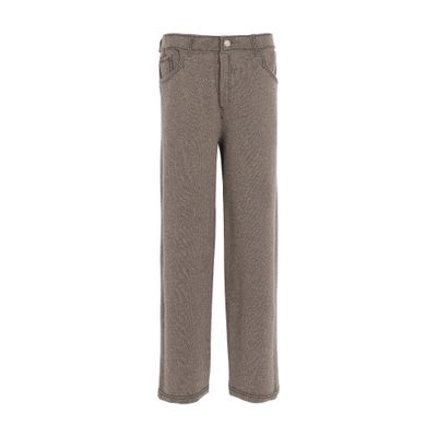 Barrie Denim cashmere and cotton trousers