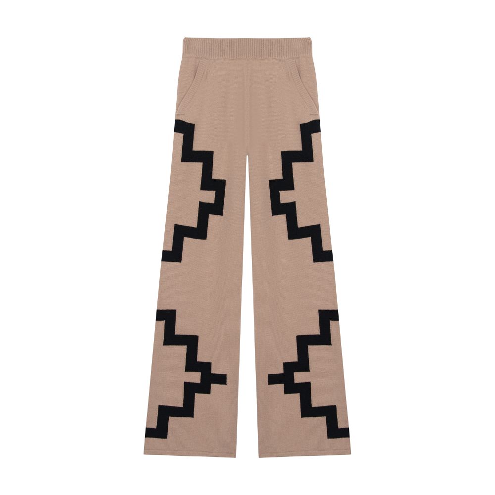  Neryk graphic wool and cashmere pants