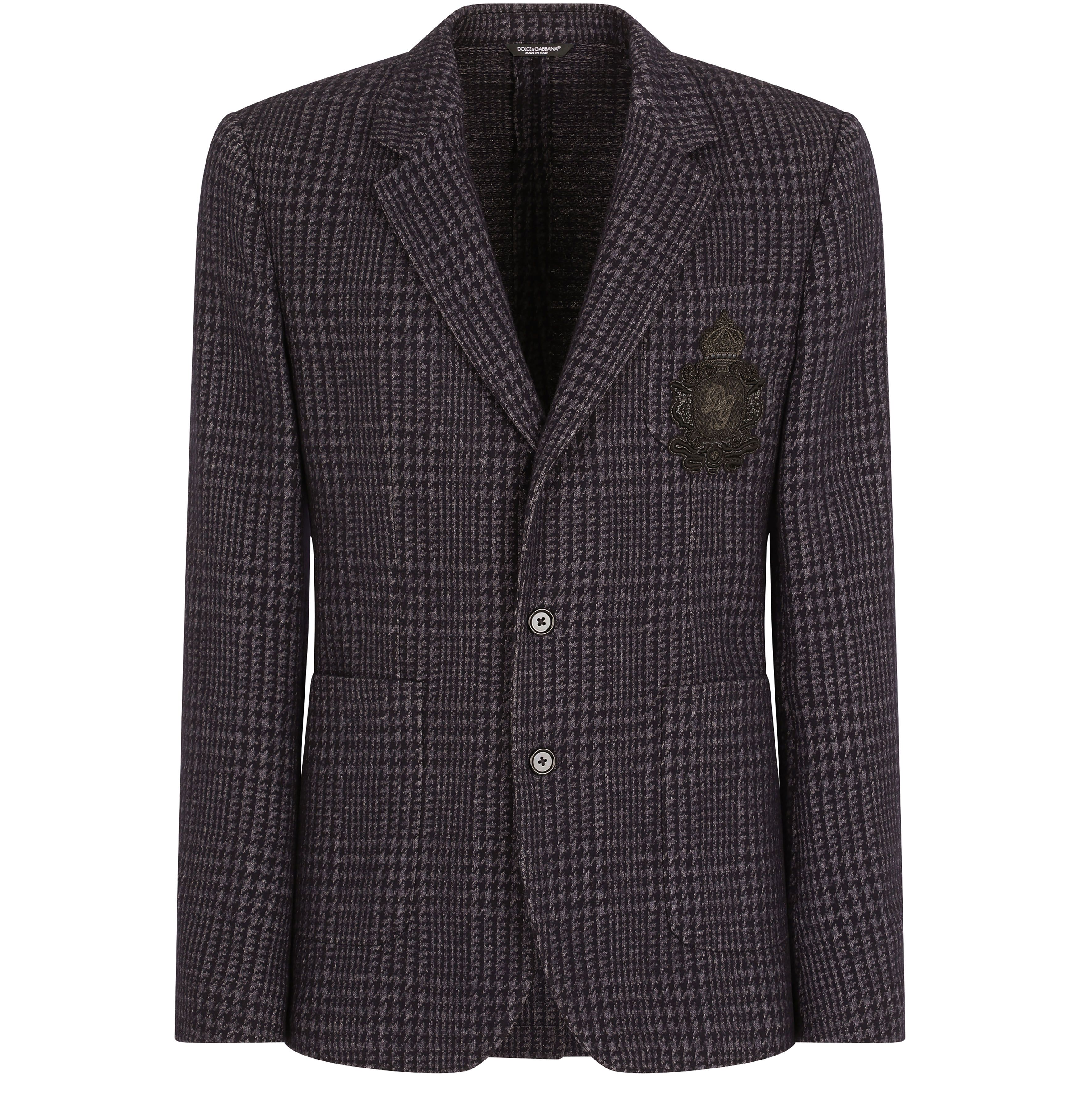 Dolce & Gabbana Check jersey Portofino jacket