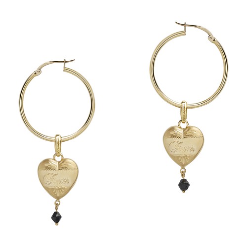 Dolce & Gabbana Hoop earrings with heart pendant