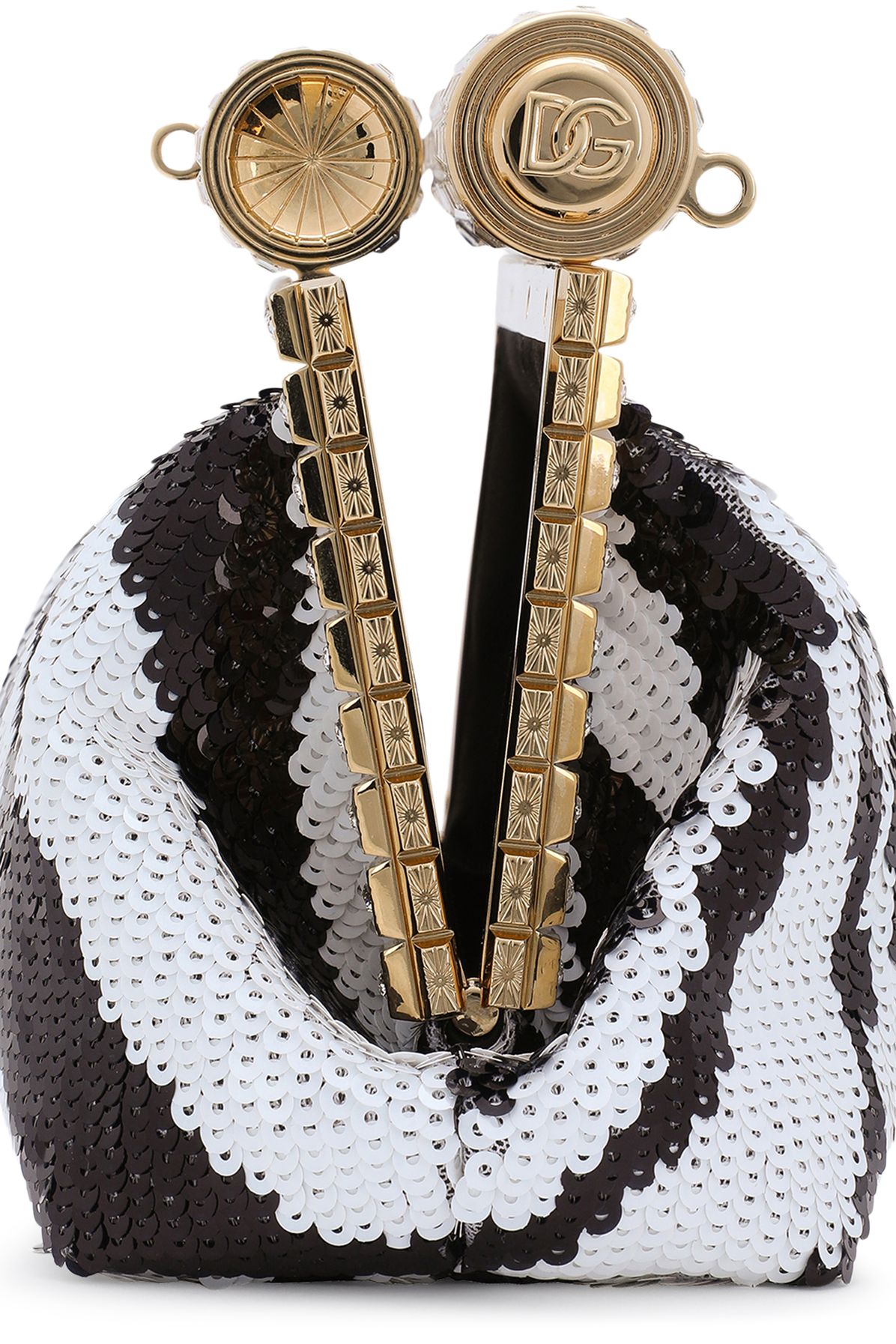 Dolce & Gabbana Sequined zebra-design bag