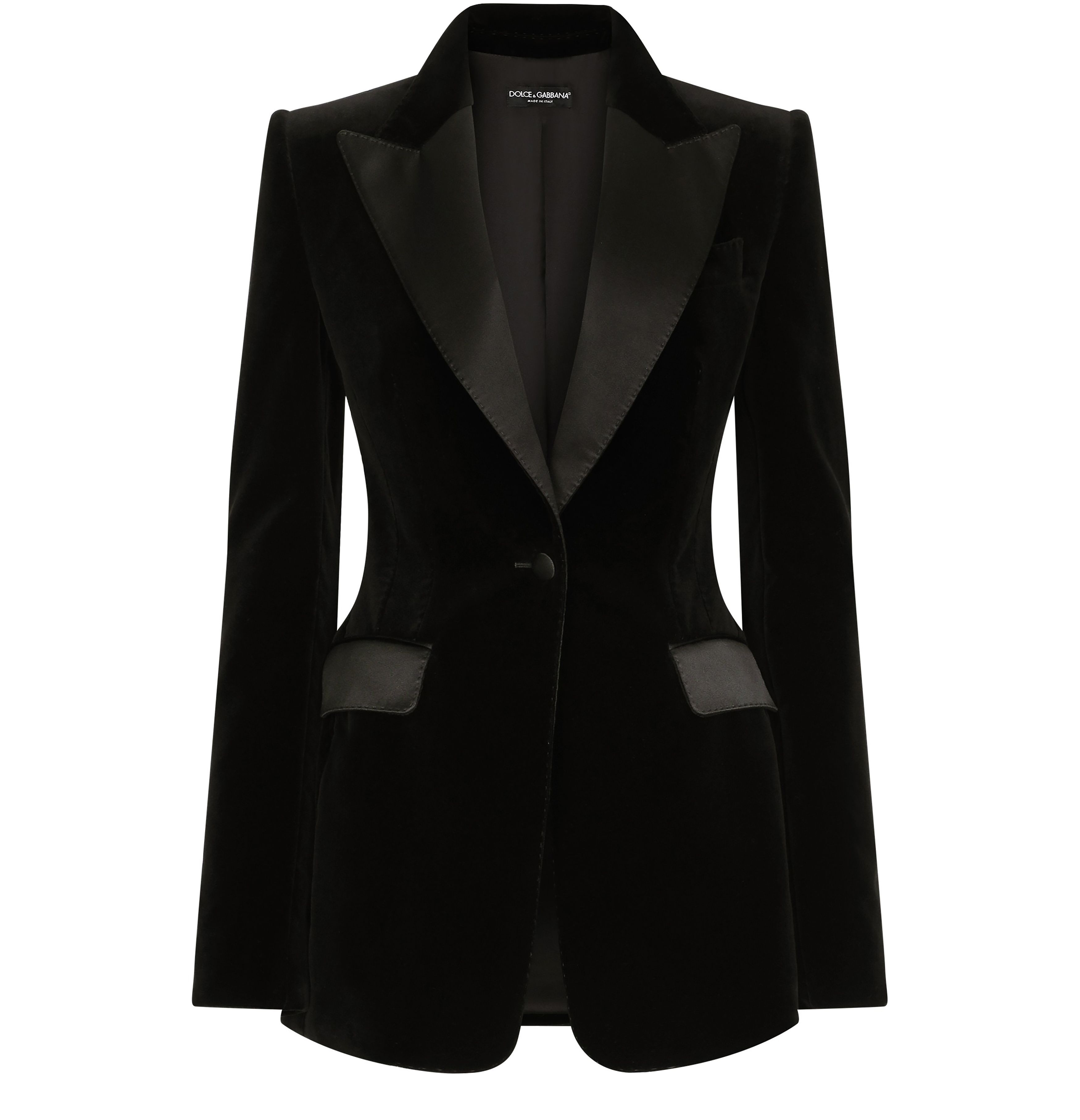 Dolce & Gabbana Velvet single-breasted tuxedo jacket