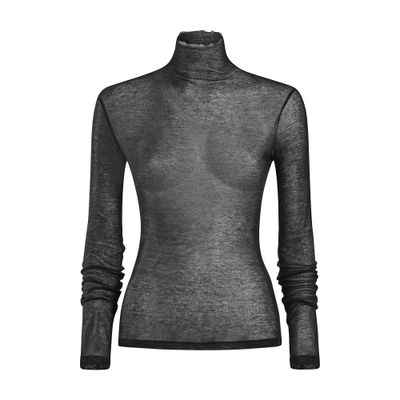 Ann Demeulemeester Kaisu Standard Fit Long Sleeve Turtle Neck Tee