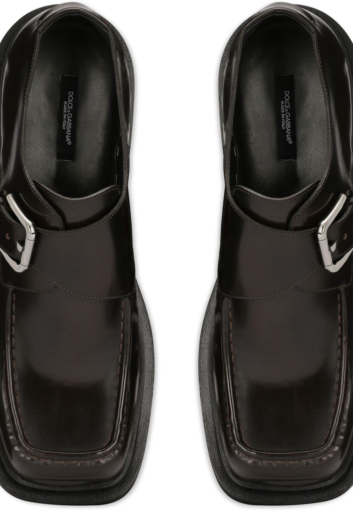 Dolce & Gabbana Brushed calfskin monkstrap shoes