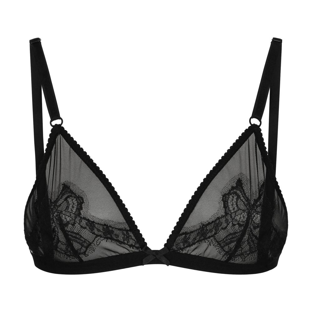 Dolce & Gabbana Lace and tulle soft-cup triangle bra