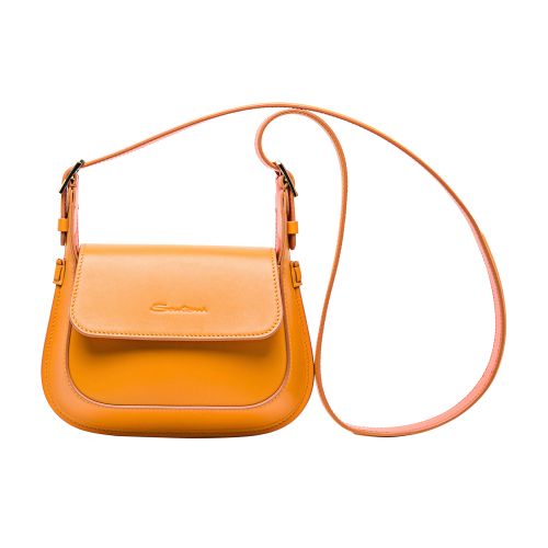 Santoni Leather crossbody bag