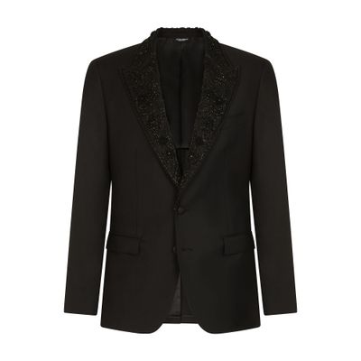 Dolce & Gabbana Taormina-fit wool tuxedo jacket