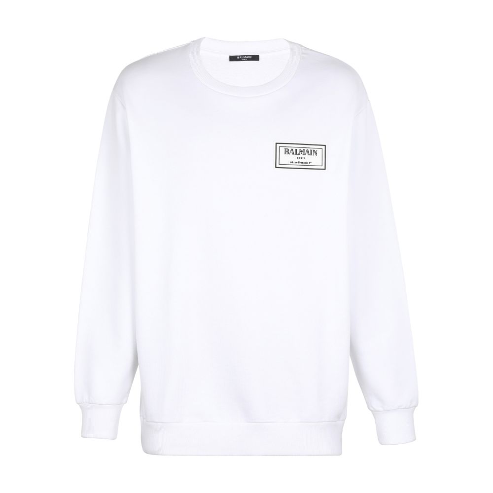 Balmain Sweatshirt with rubber patch