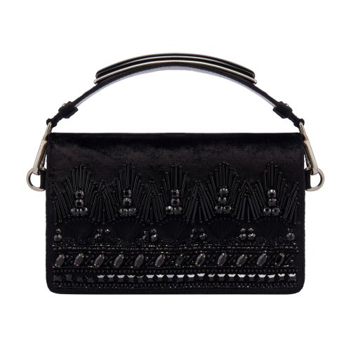 Alberta Ferretti Handle Gem horizontal bag with embroidery