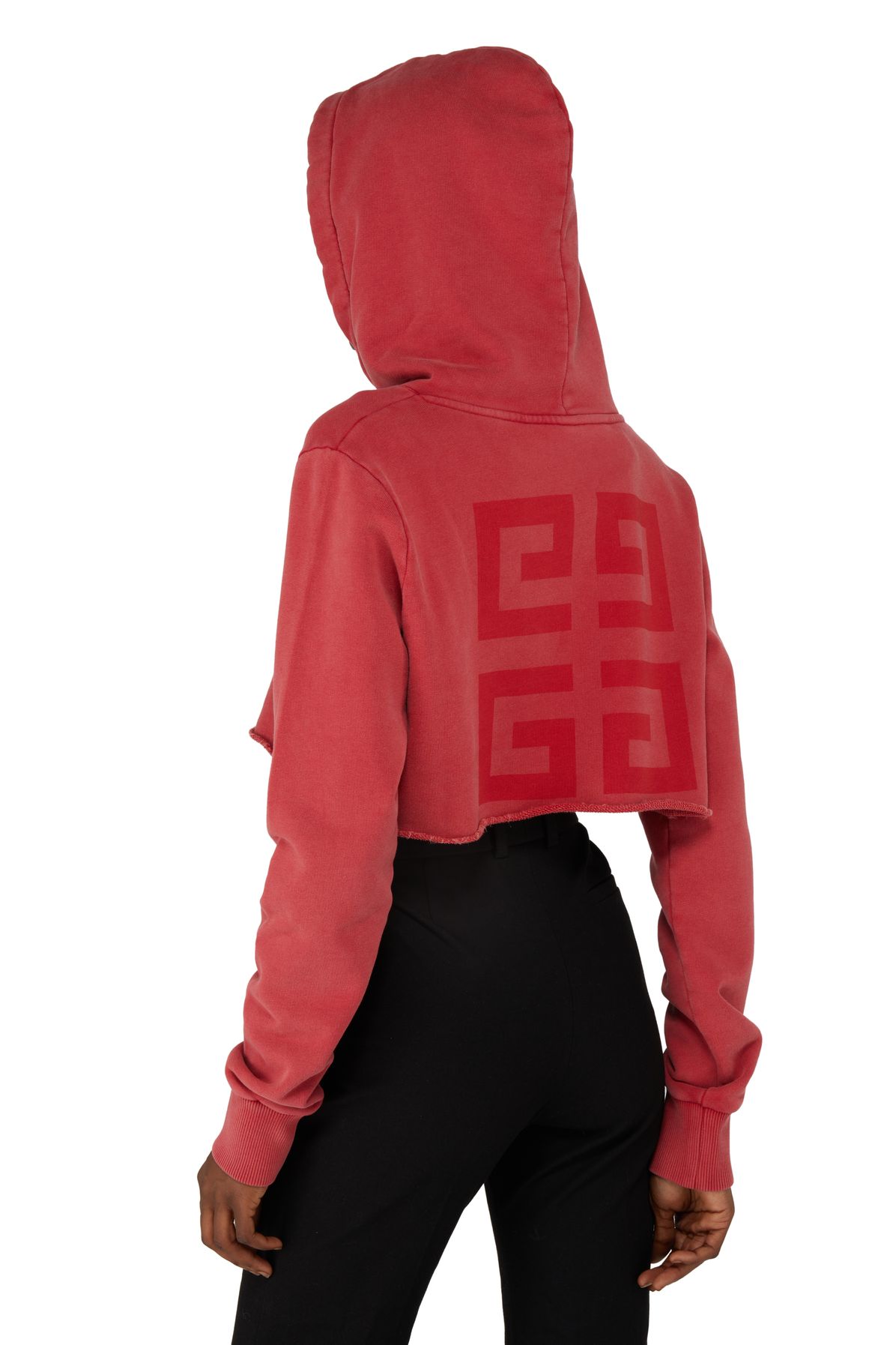 Givenchy Cropped hooded sweatshirt