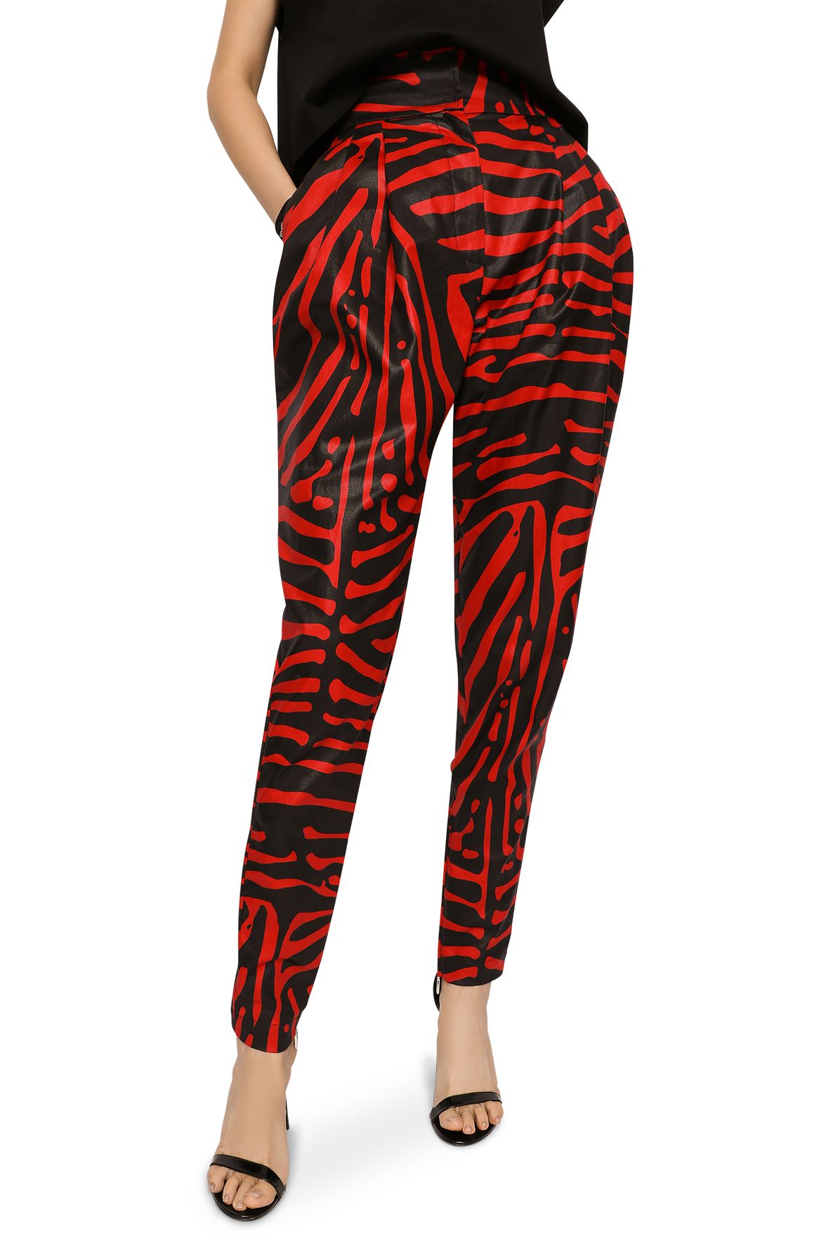 Dolce & Gabbana Zebra-print drill pants