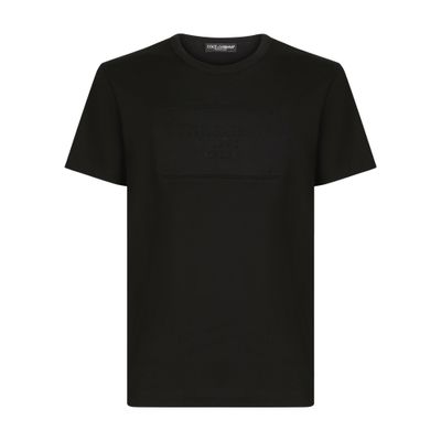 Dolce & Gabbana Cotton T-shirt with embossed logo