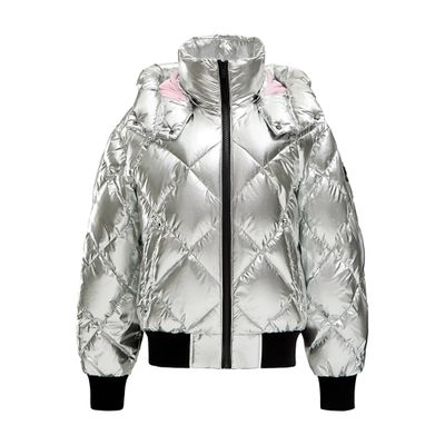 Moose Knuckles Flightweight metallic bankhead bomber