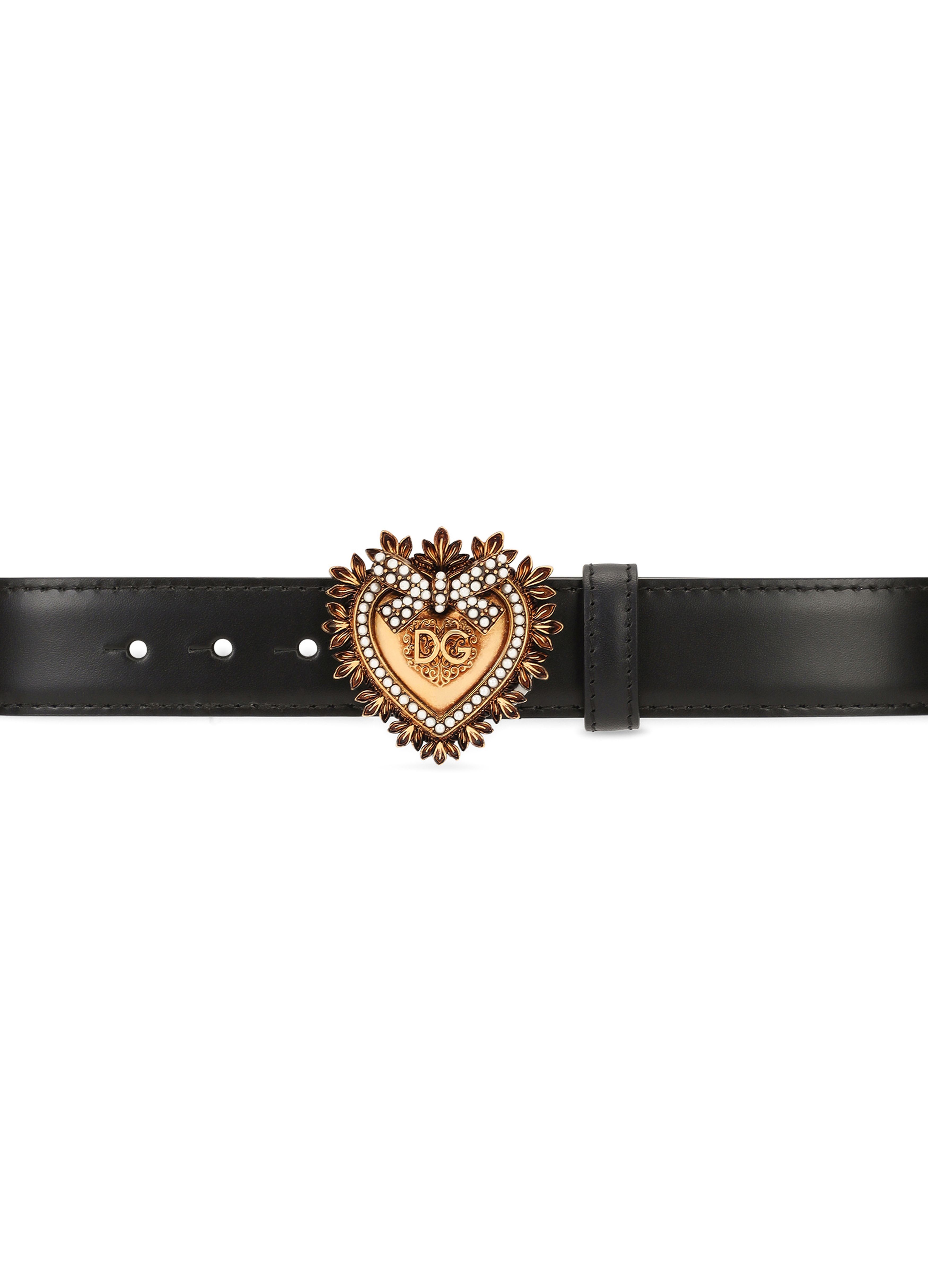 Dolce & Gabbana Leather Devotion belt