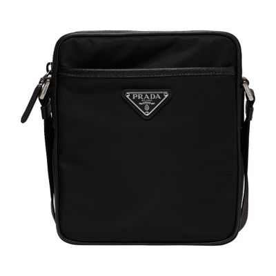 Prada Re-Nylon and Saffiano leather shoulder bag