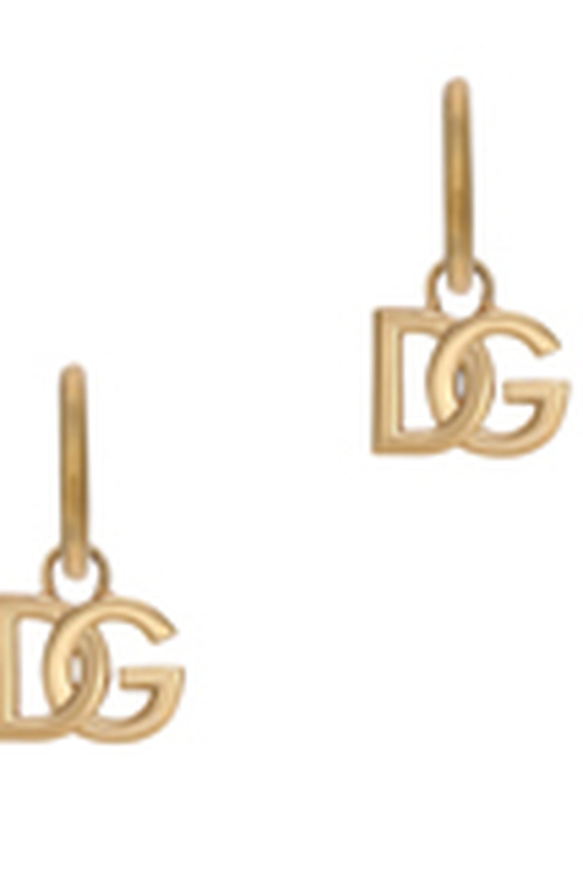 Dolce & Gabbana Hoop earrings with DG logo pendants