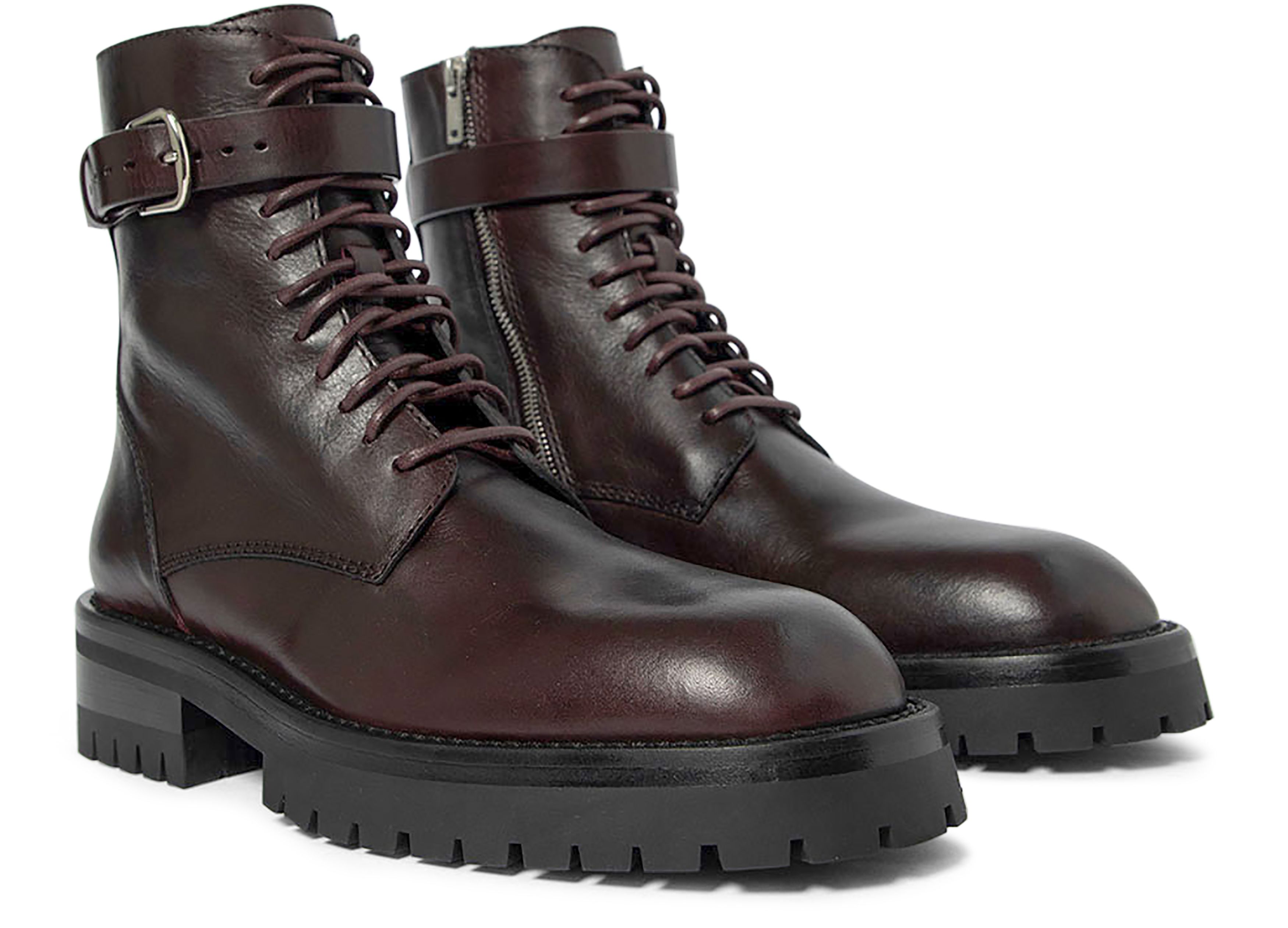 Ann Demeulemeester Cisse Combat Boots