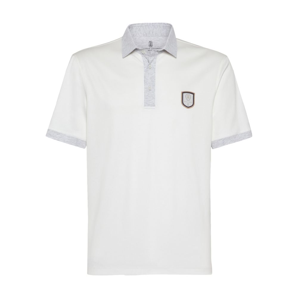 Brunello Cucinelli Polo with Tennis badge