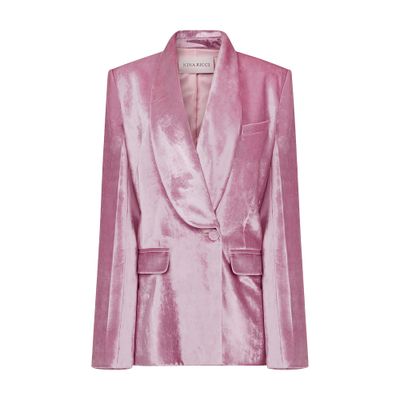 Nina Ricci Velvet shawl collar blazer