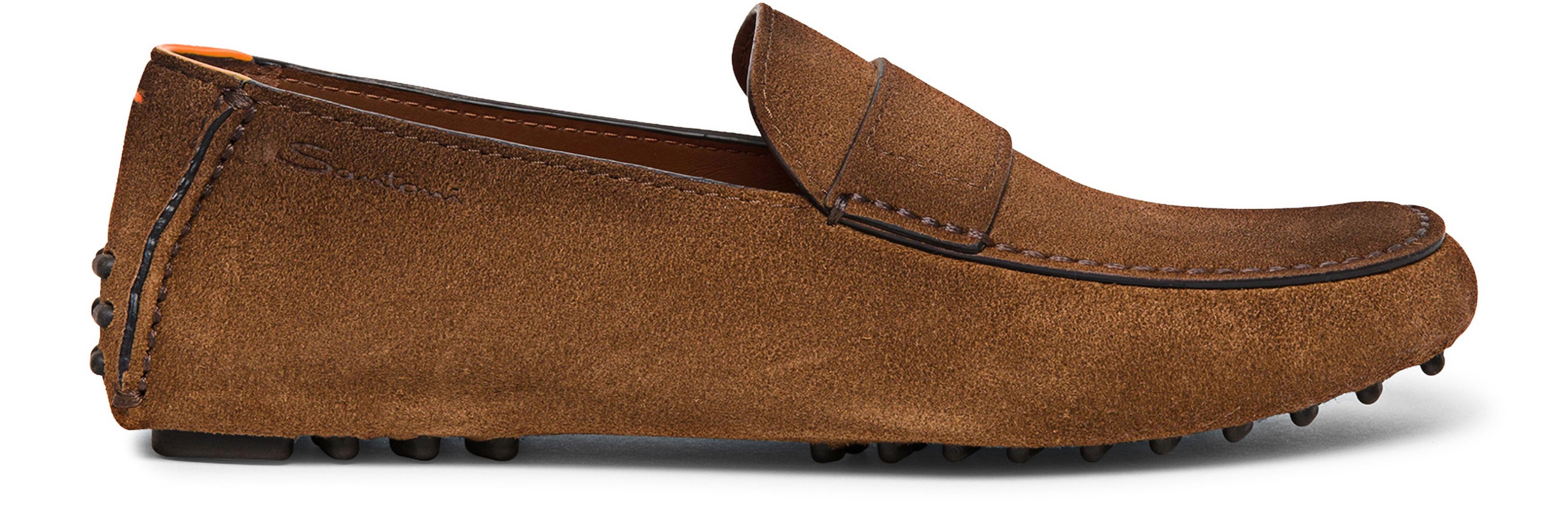 Santoni Suede Driving shoes