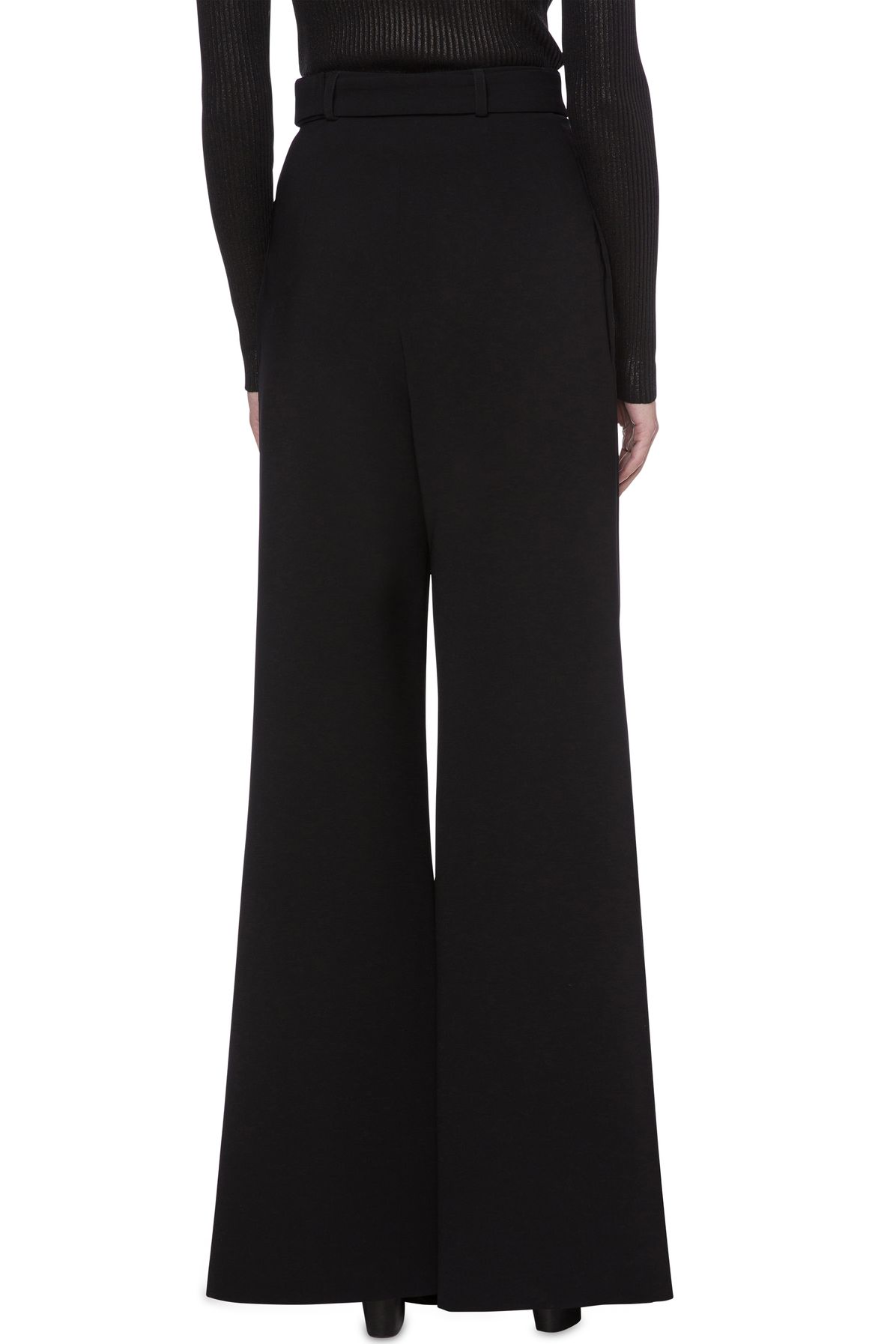 Alberta Ferretti Comfort cady palazzo trousers