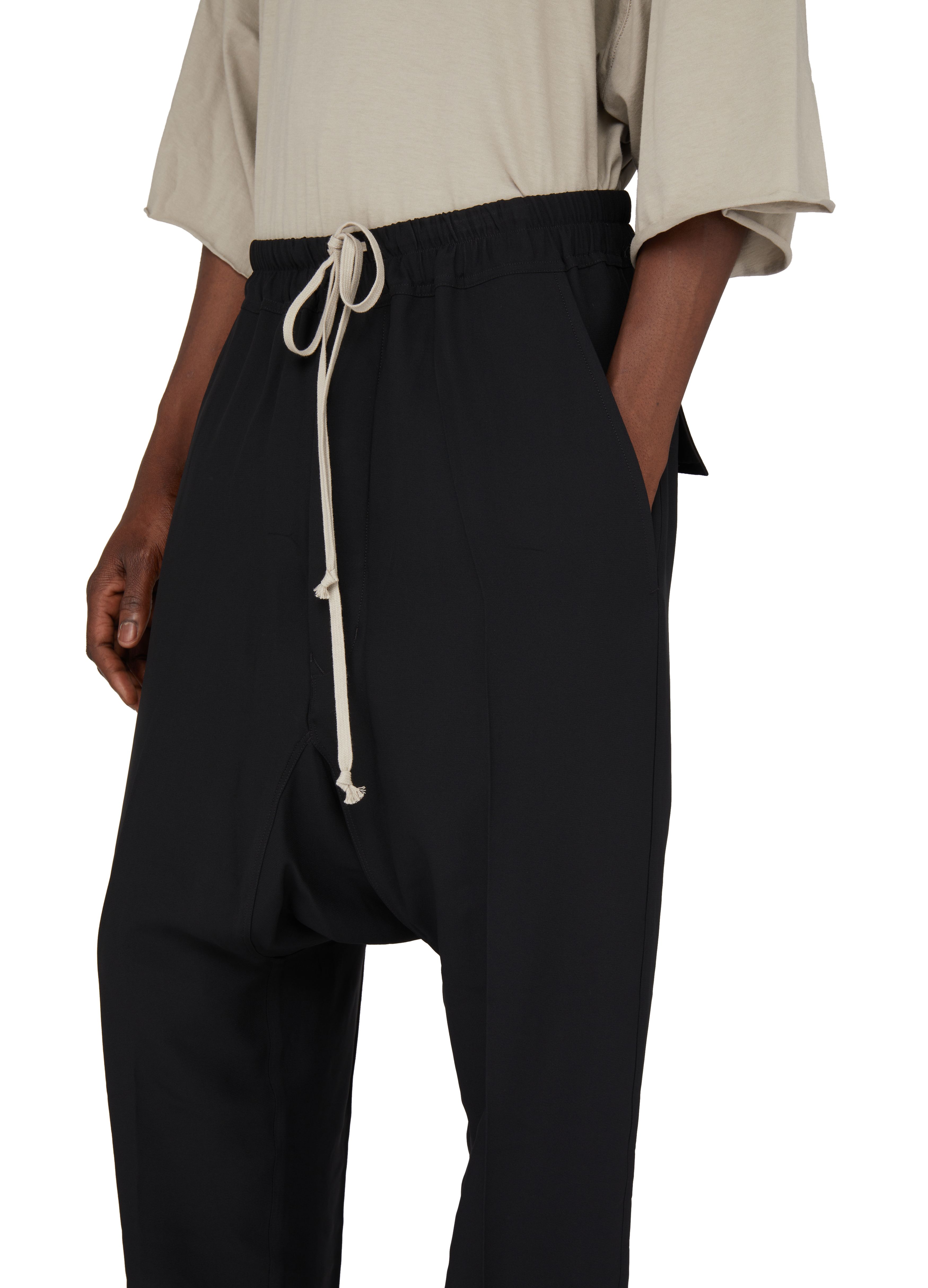 Rick Owens Drawtring cropped pants