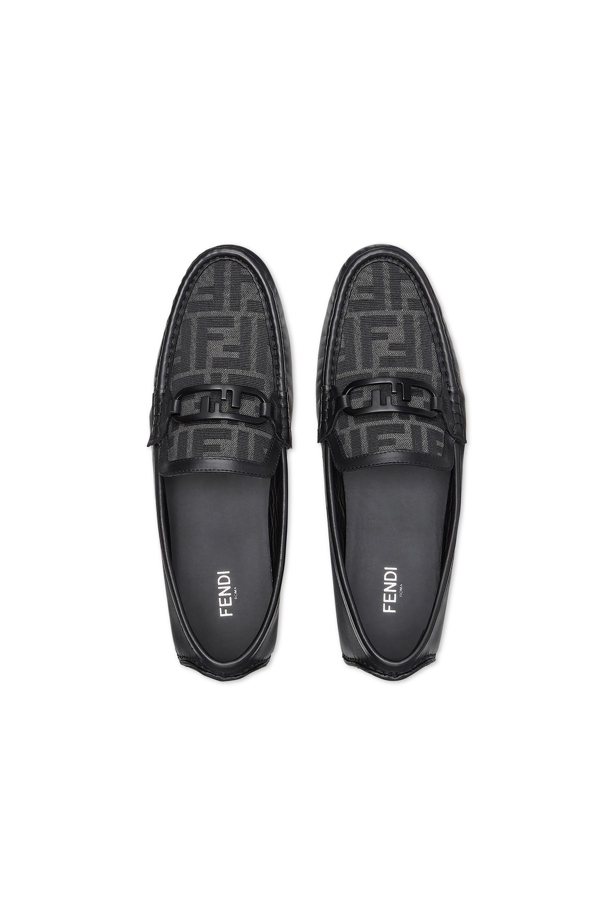 FENDI leather loafers