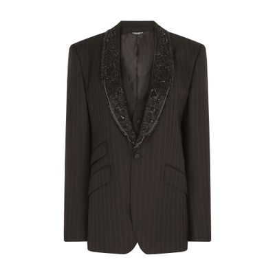 Dolce & Gabbana Single-breasted pinstripe jacket